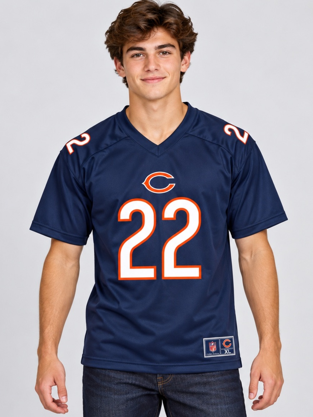 NFL Chicago Bears Matt Forte #22 Youth XL 18-20 Navy Football Jersey